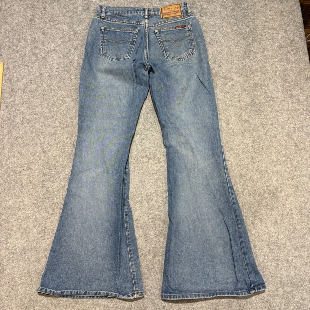 Paris Blues Originals Vintage Flare Jeans Medium Wash Wide Leg Denim Size 9